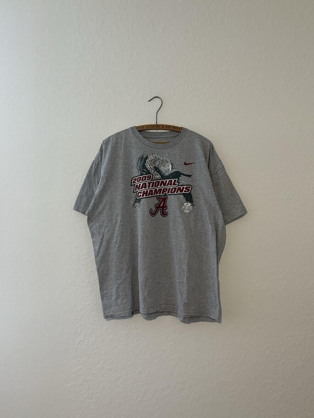 Nike 2009 Alabama Crimson Tide National Championship T-Shirt Men’s Size XL
